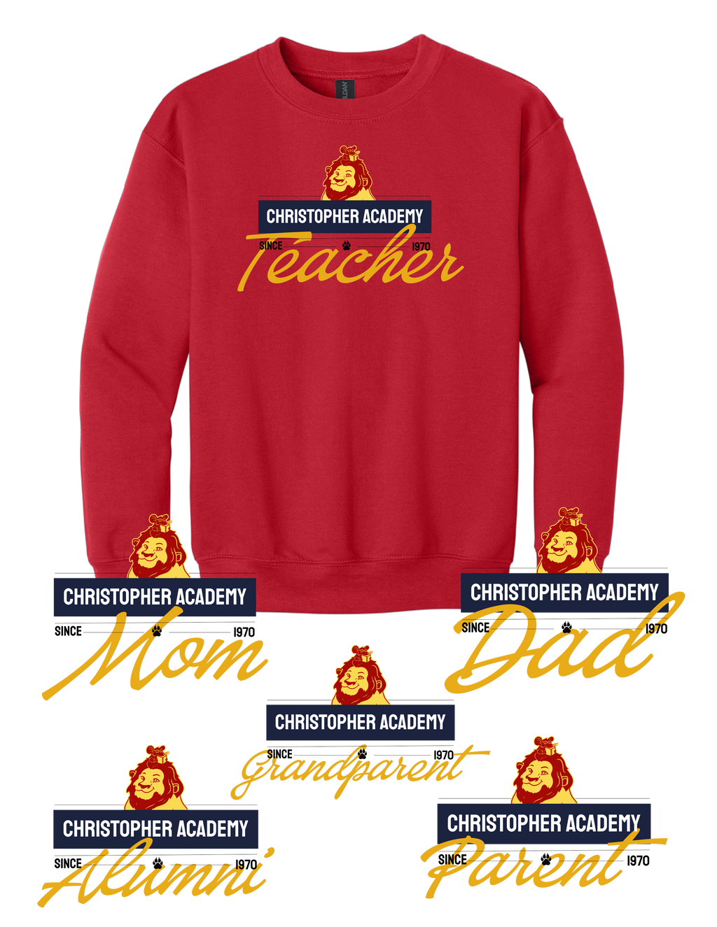 Adult Crewneck Sweatshirt Title Design
