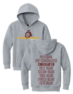 Youth Hooded Sweatshirt Grade Level Design