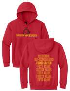 Youth Hooded Sweatshirt Grade Level Design
