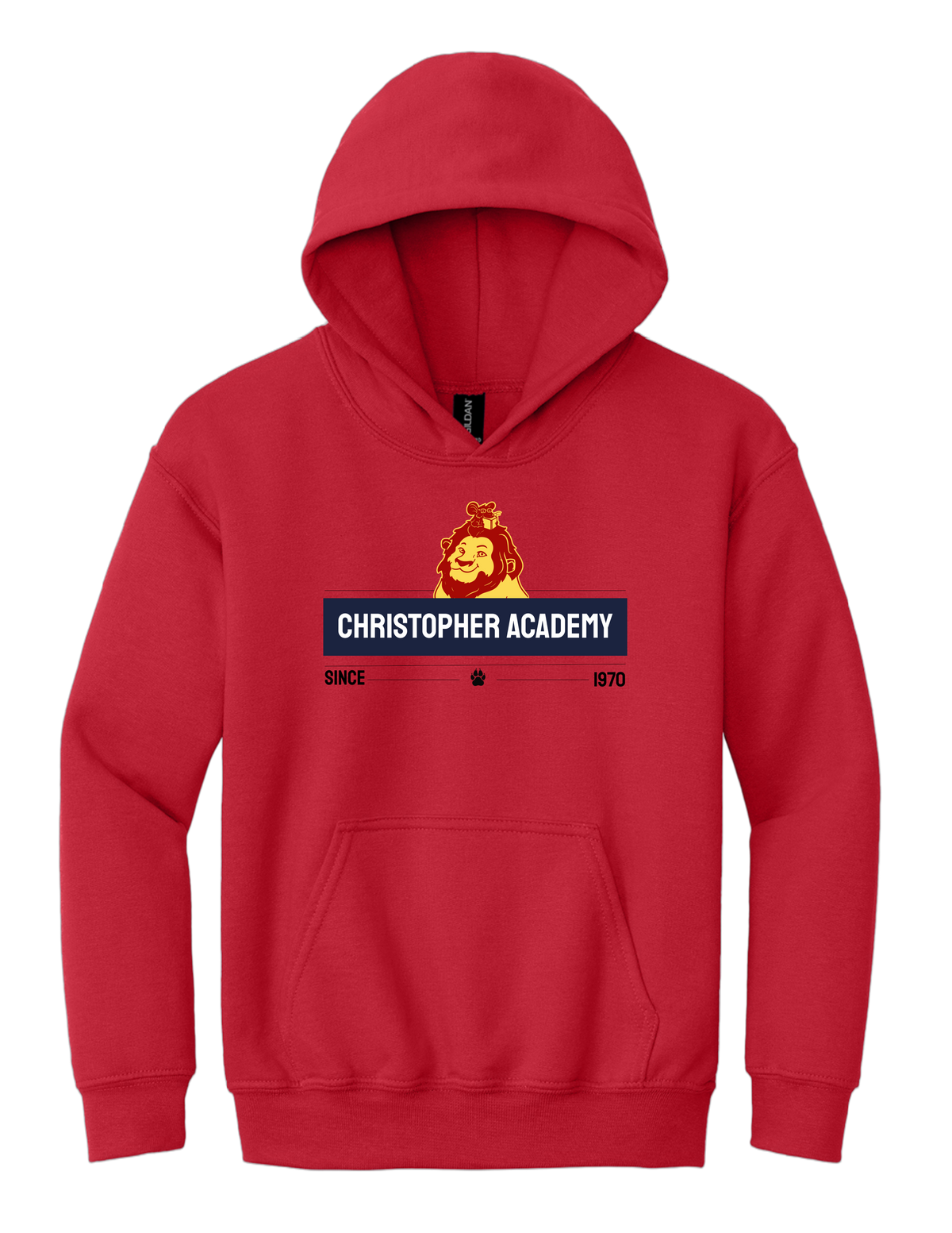 Youth Hooded Sweatshirt Since 1970 Design