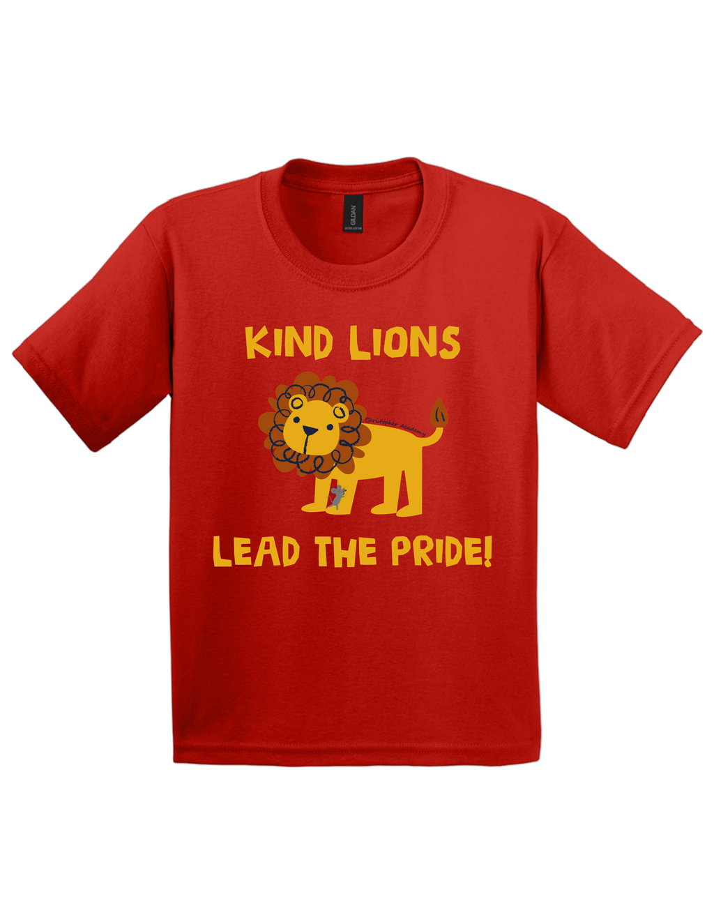Youth Short Sleeve T-Shirt Kind Lions Design