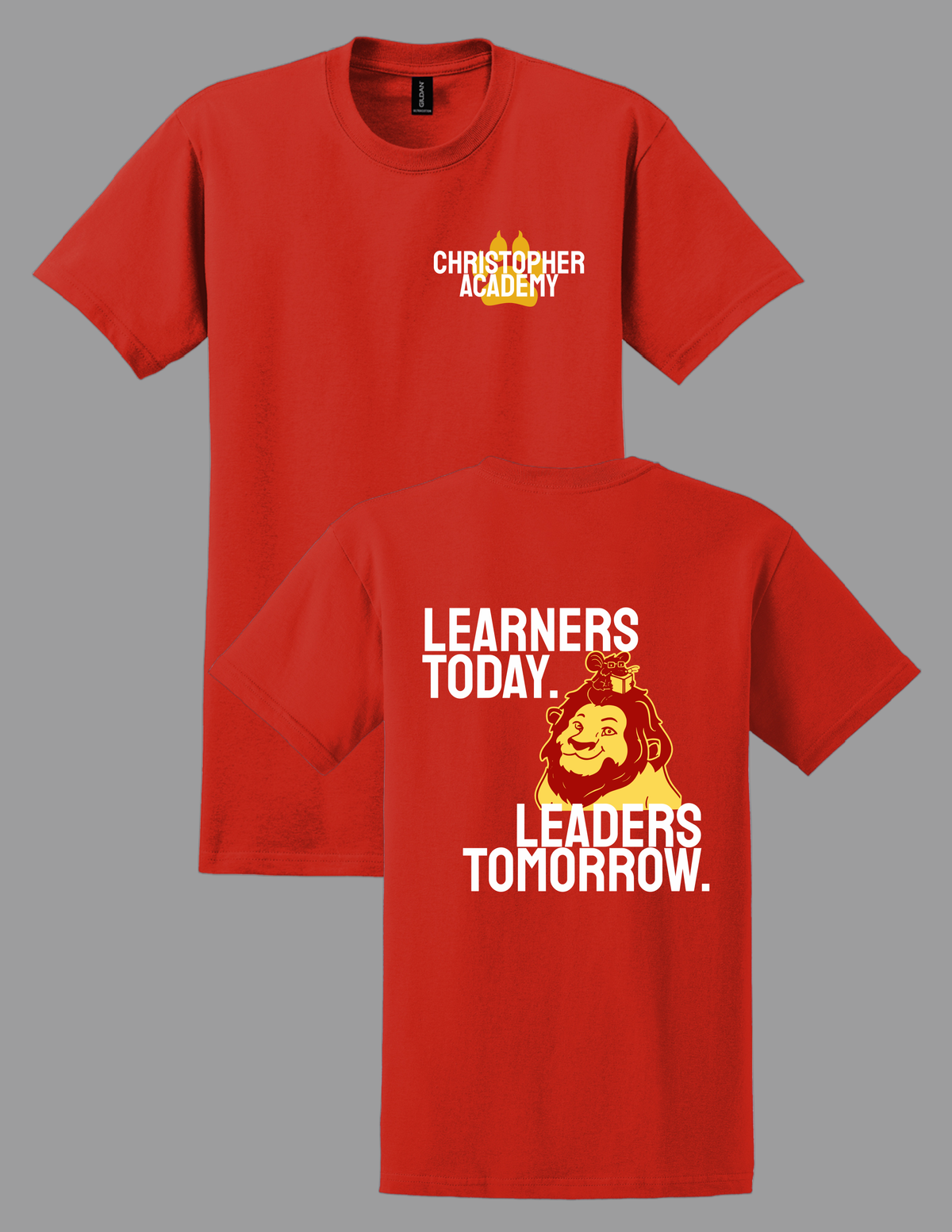 Adult Short Sleeve T-Shirt Learners Today Design