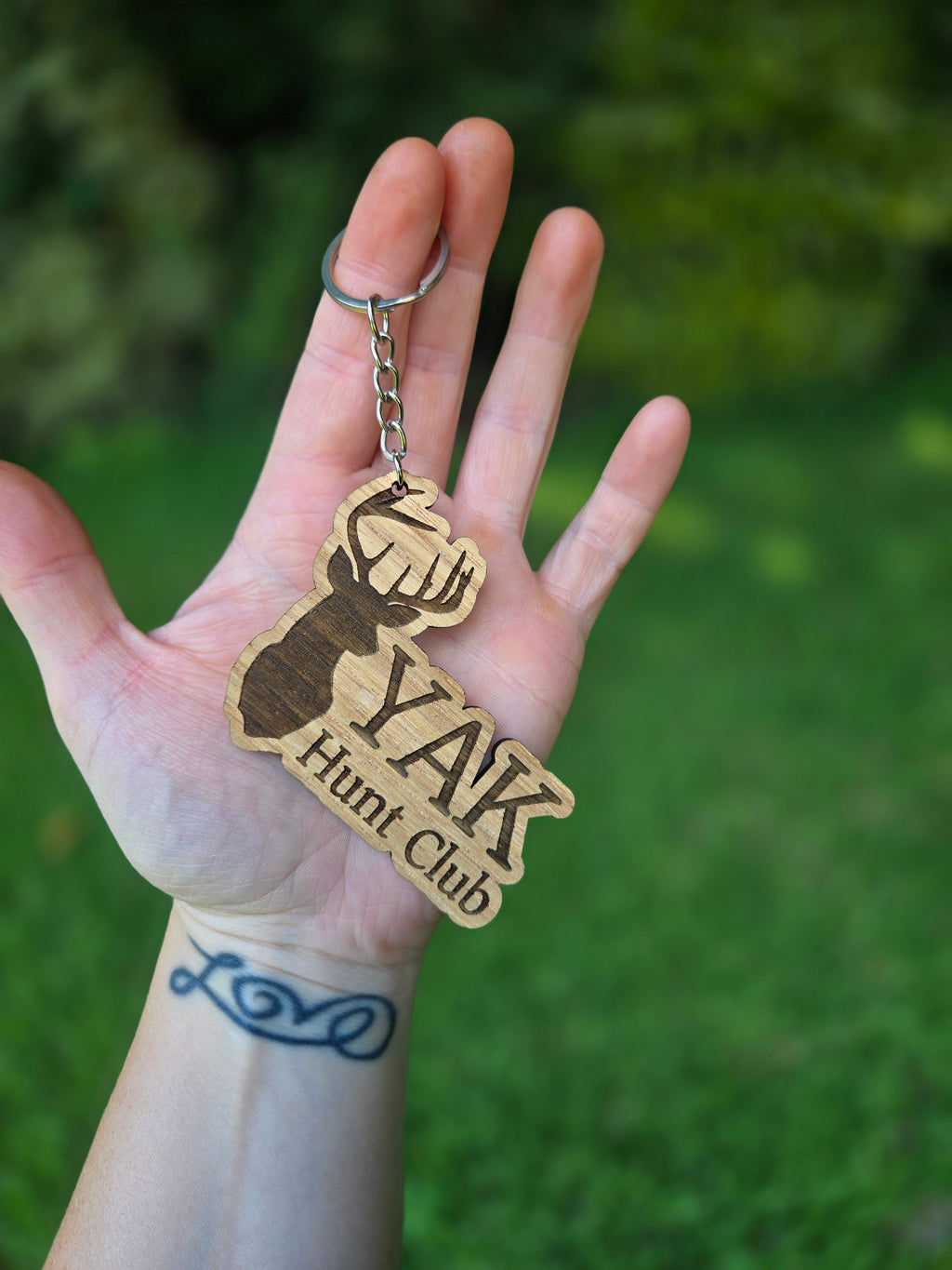 Custom Wood Keychain