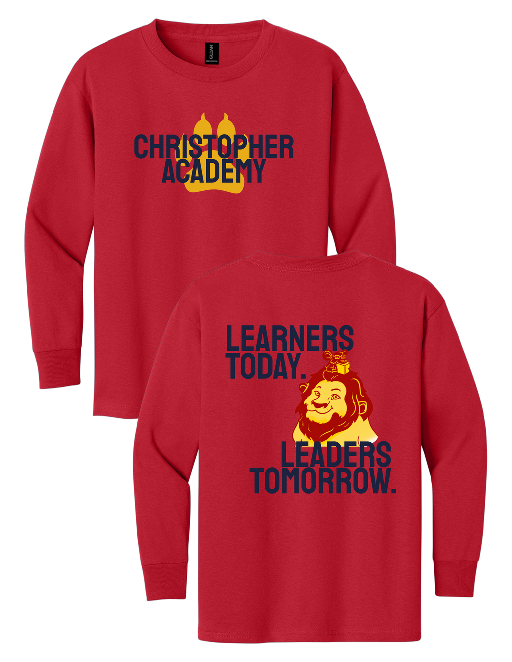 Youth Long Sleeve T-Shirt Learners Today Design