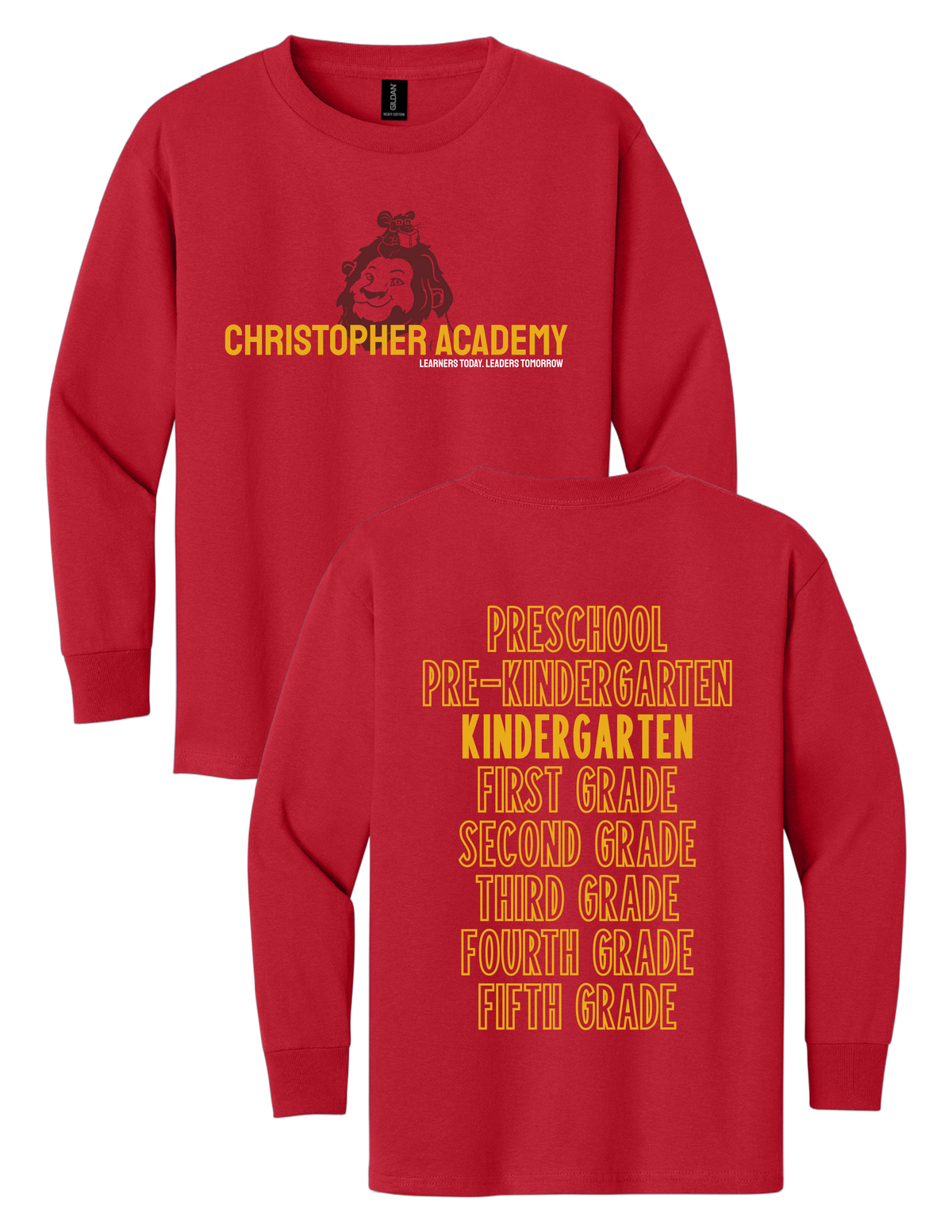 Youth Long Sleeve T-Shirt Grade Level Design