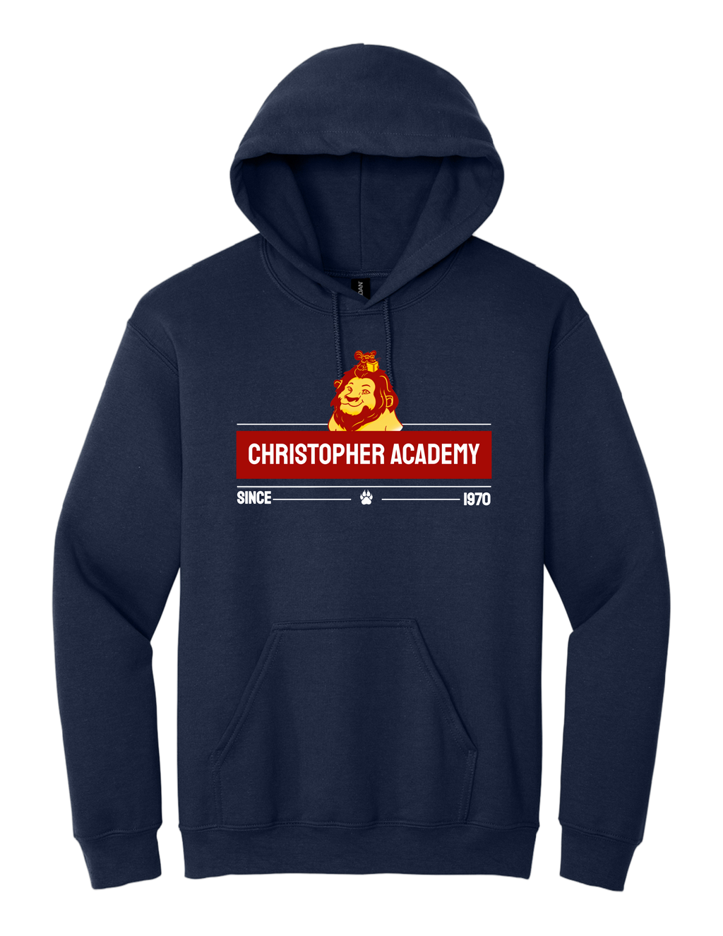 Adult Hooded Sweatshirt Since 1970 Design