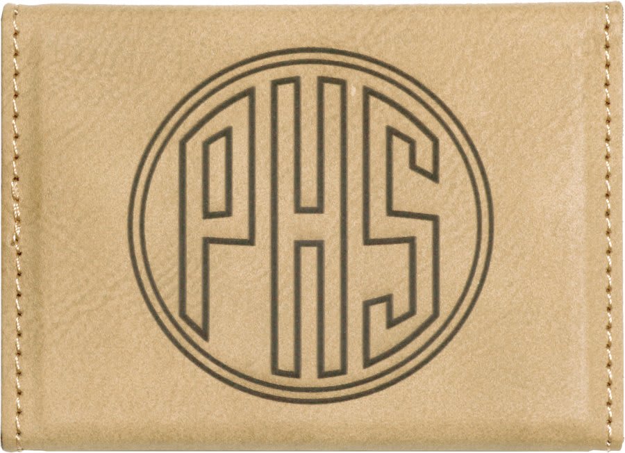 Leatherette Business Card Holder