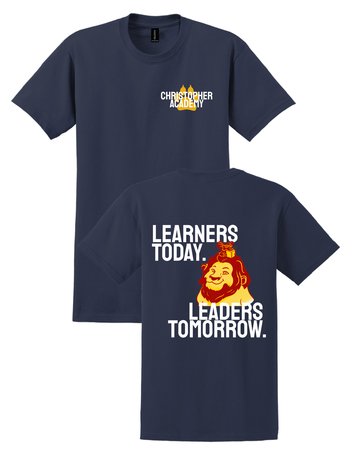 Adult Short Sleeve T-Shirt Learners Today Design