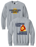 Youth Crewneck Sweatshirt Learners Today Design