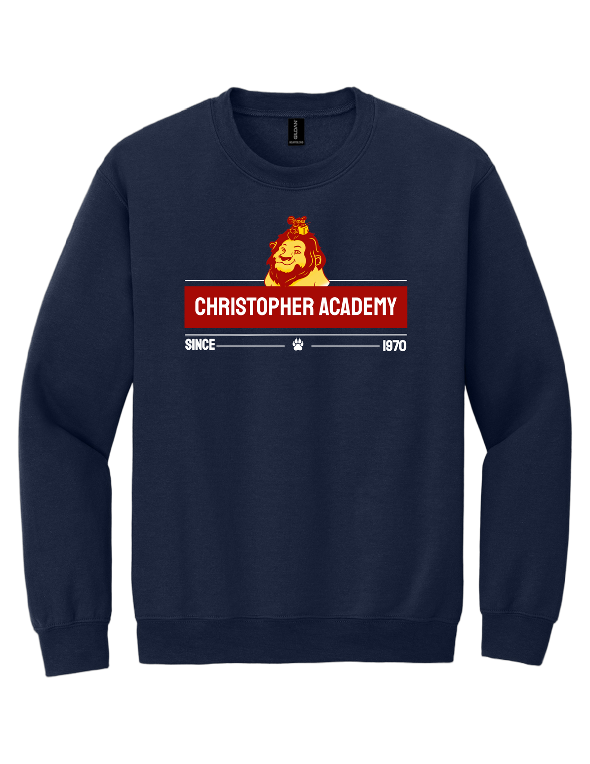 Adult Crewneck Sweatshirt Since 1970 Design