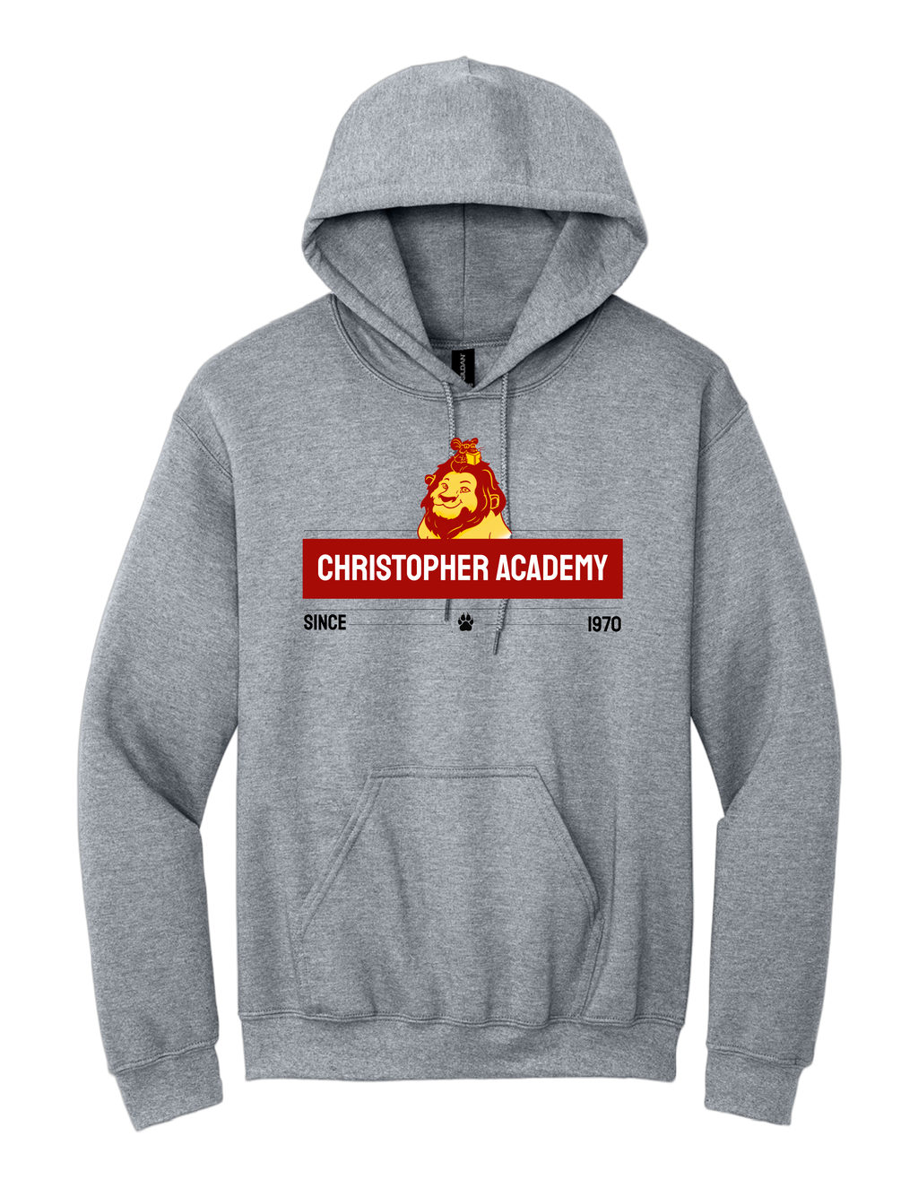 Adult Hooded Sweatshirt Since 1970 Design