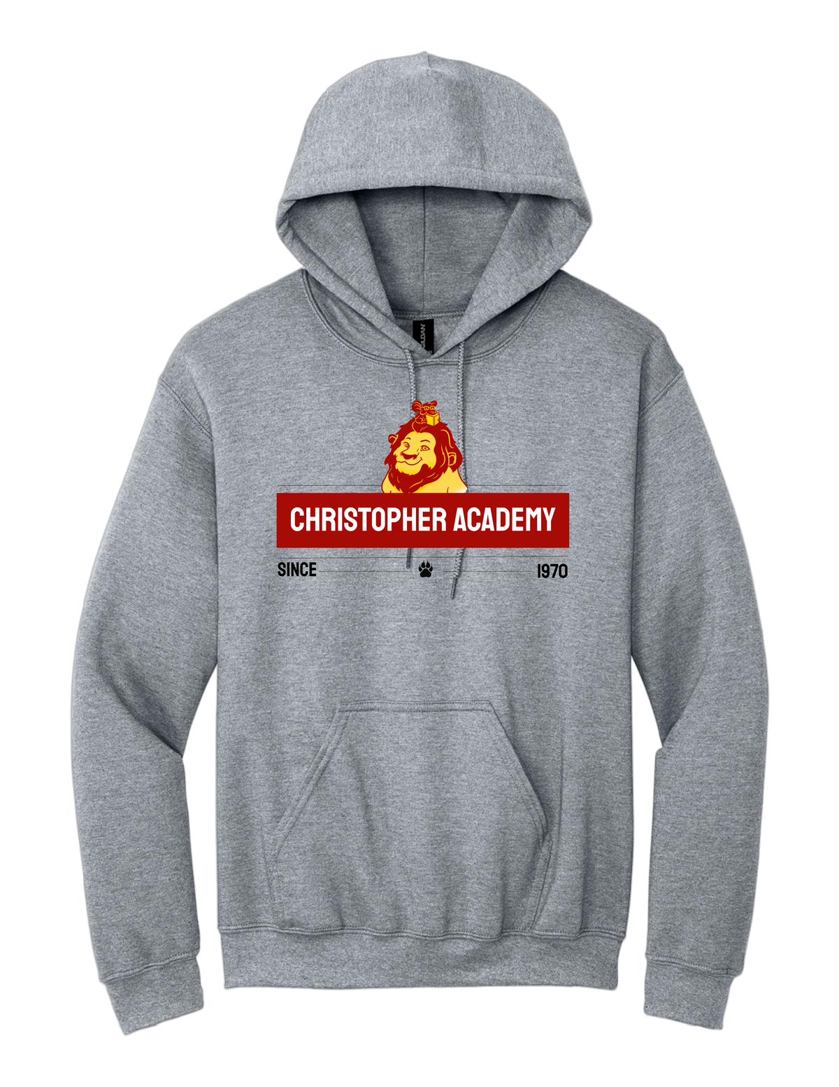 Adult Hooded Sweatshirt Since 1970 Design