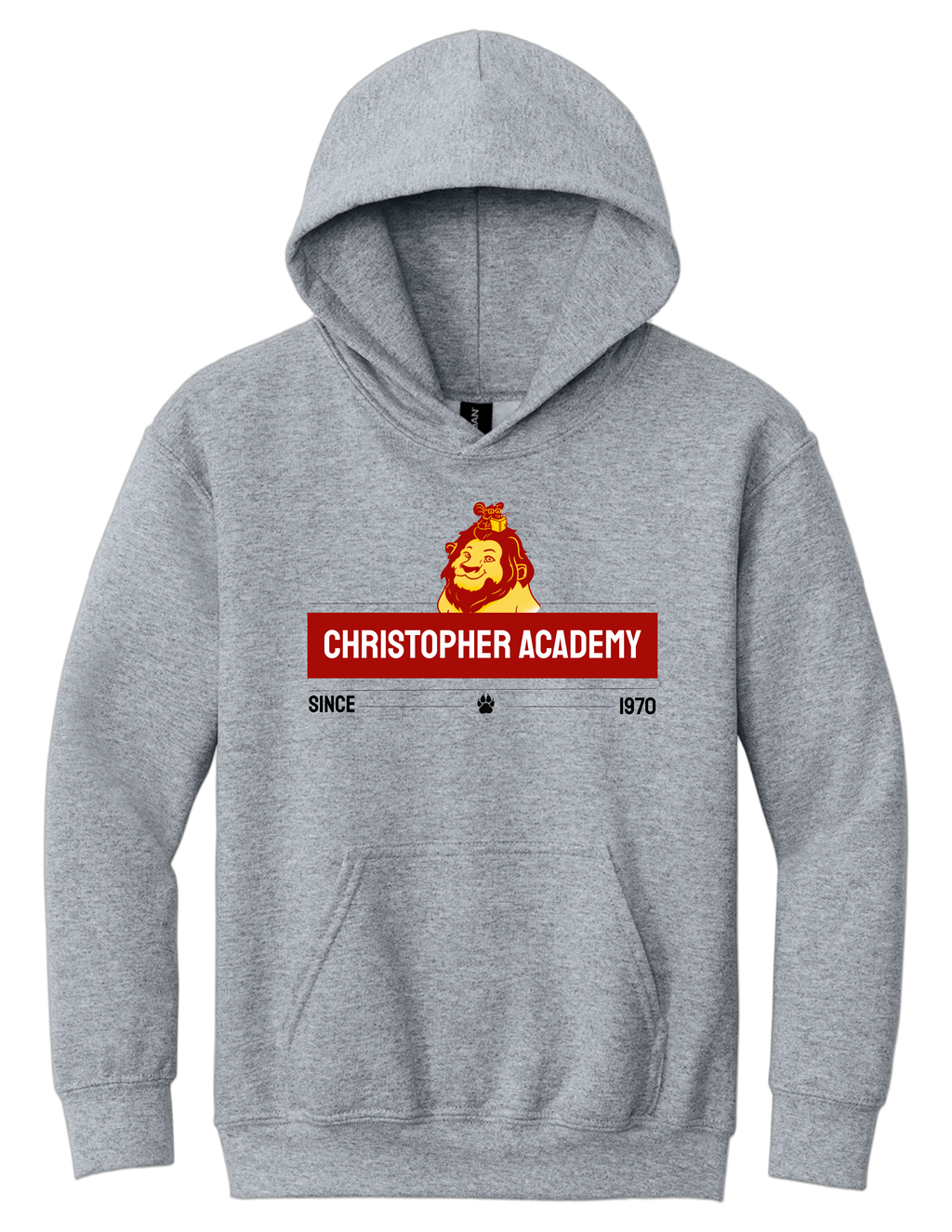 Youth Hooded Sweatshirt Since 1970 Design