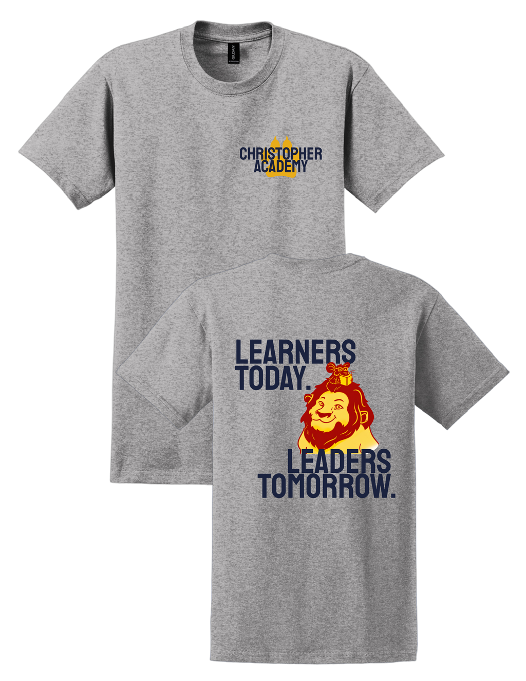 Adult Short Sleeve T-Shirt Learners Today Design