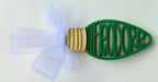 Personalized Christmas Name Ornament | Wood & Mirrored Acrylic
