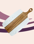 Marble and Acacia Wood Cutting Board