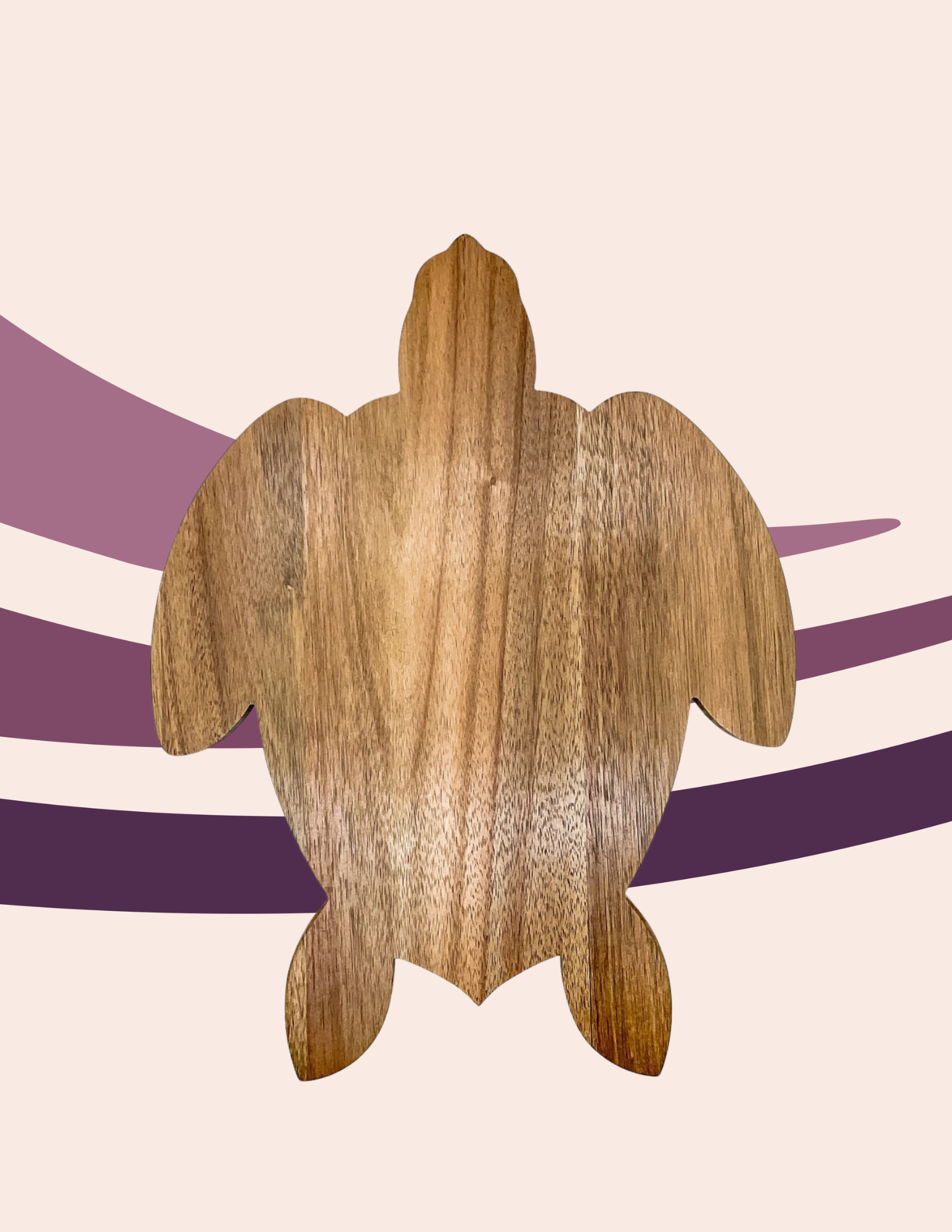 Acacia Wood Turtle Wood Cutting Board