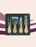 Acacia Wood Cheese Knife Set