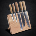 Kitchen Knife Set with Magnetic Block Stand