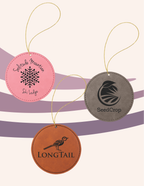 Leatherette Custom Ornament