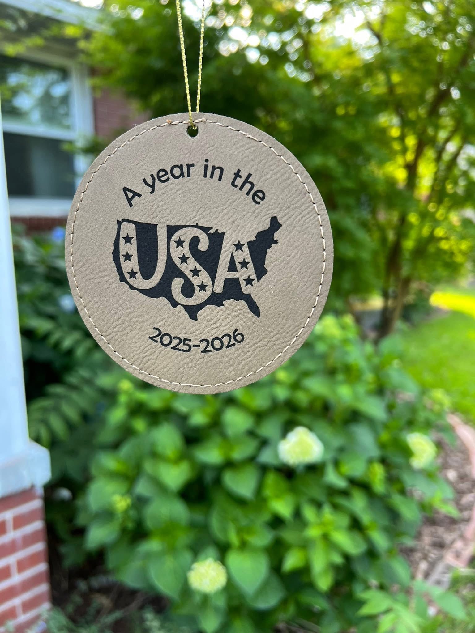 Leatherette Custom Ornament