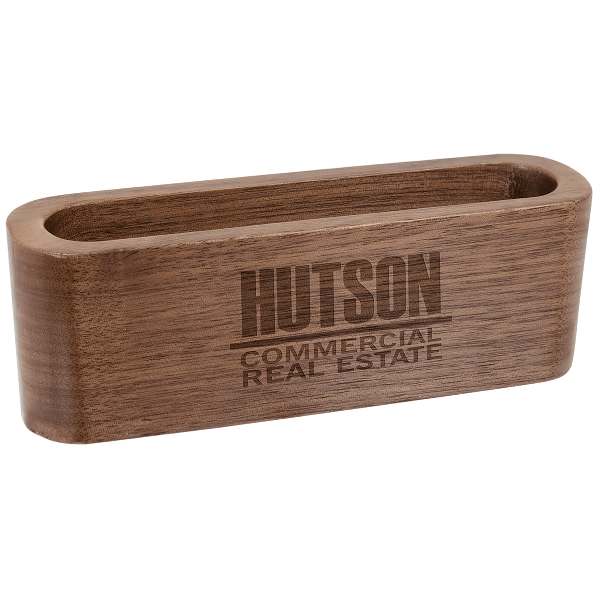 Walnut Business Card Holder