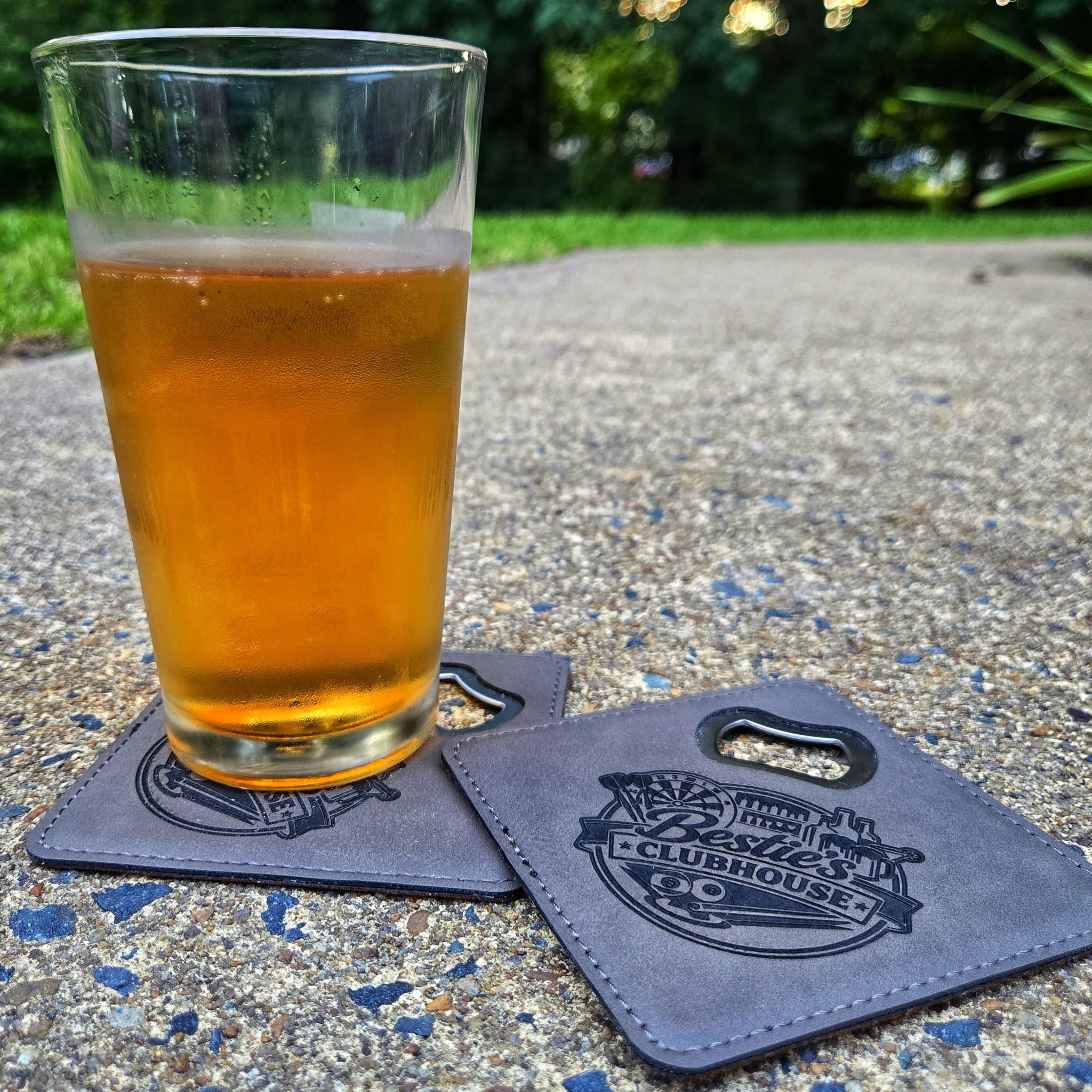 Man Cave Bottle Opener Coasters