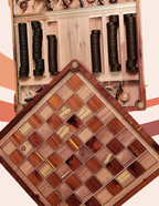 Custom wood and color options for personalized chess board