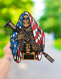 Custom Military Award Plaque | Personalized Reaper Service Award