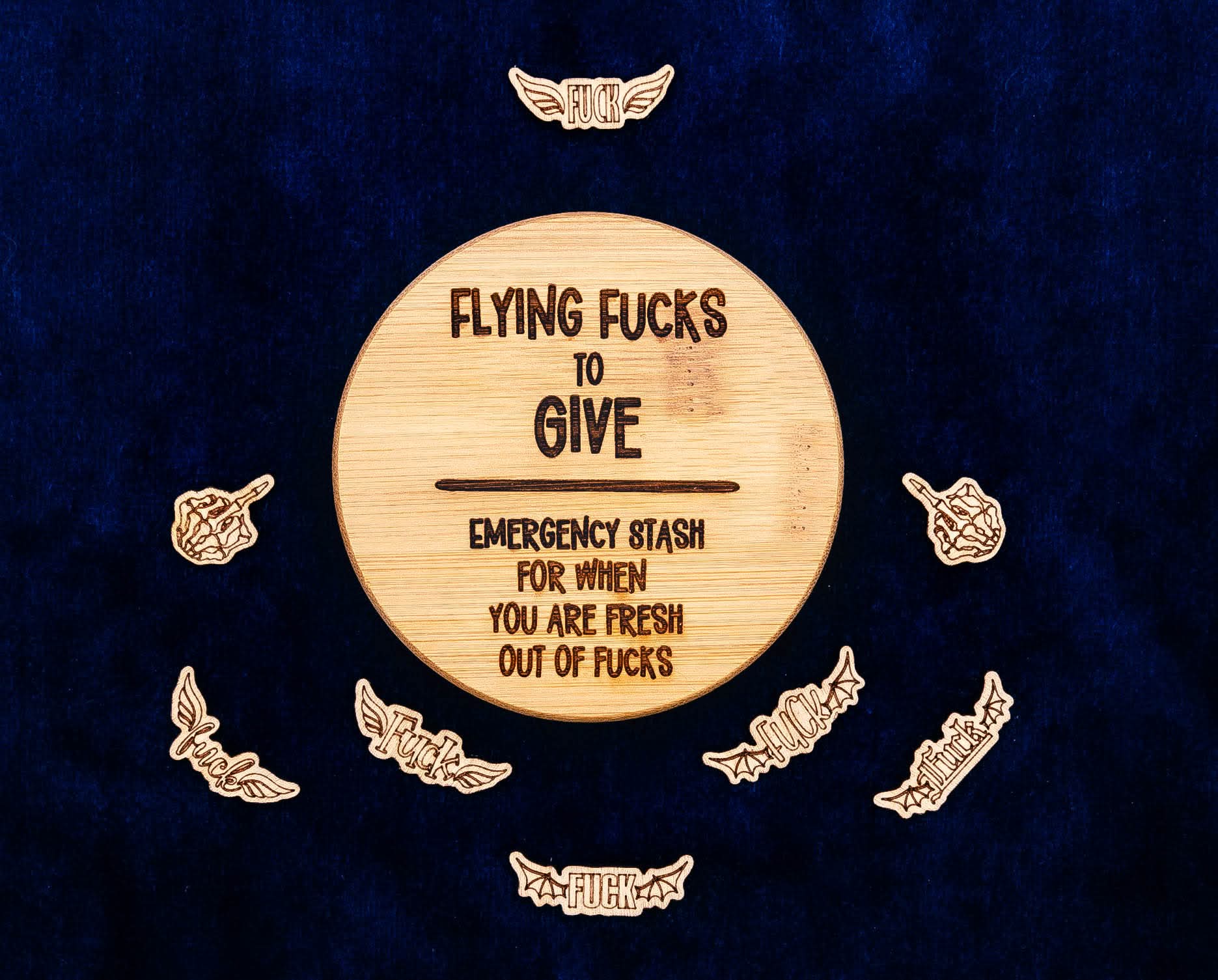 Jar of Flying F*cks | Funny Gag Gift | No Fu*ks Left to Give